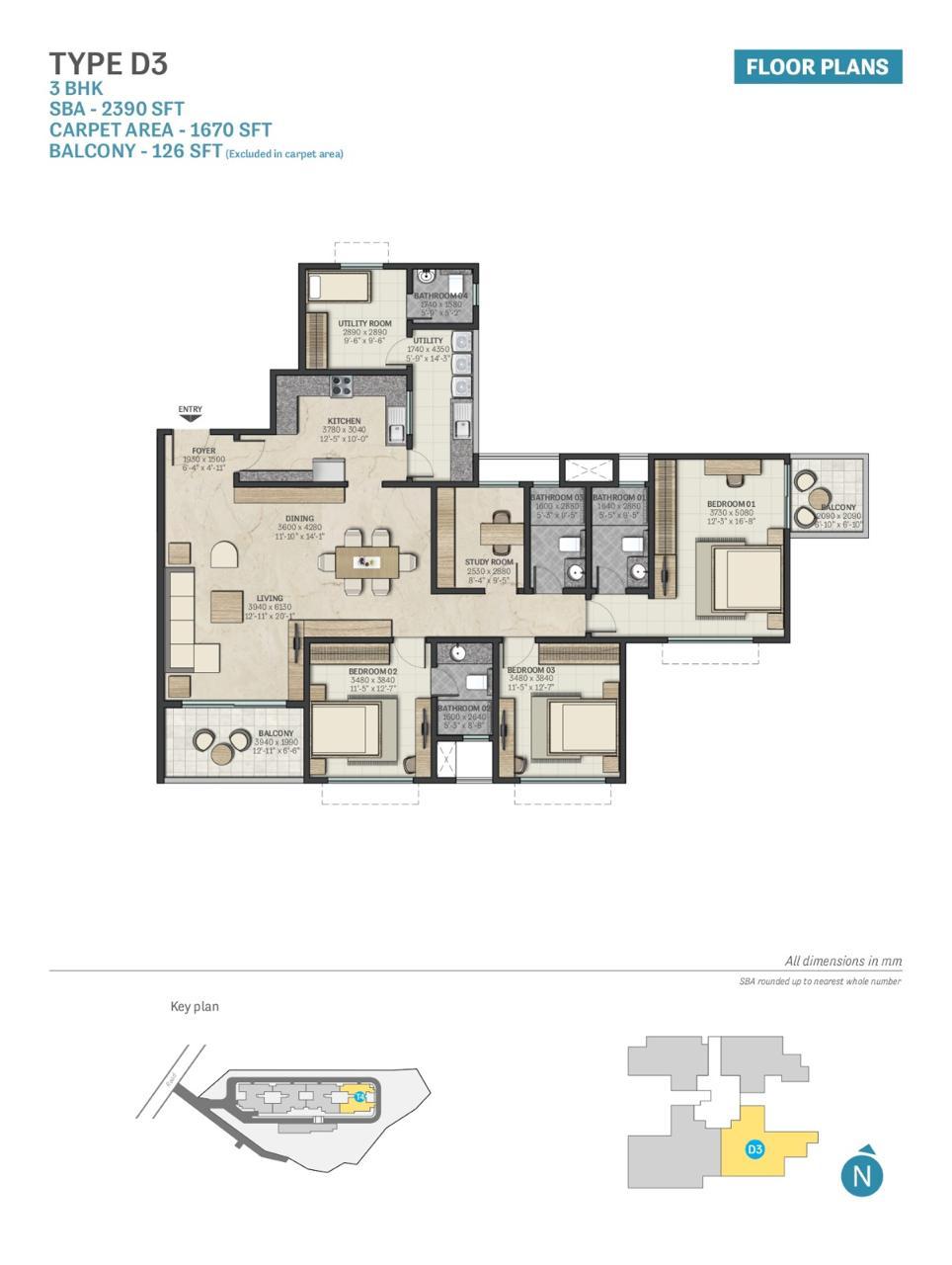 D3 floor plan