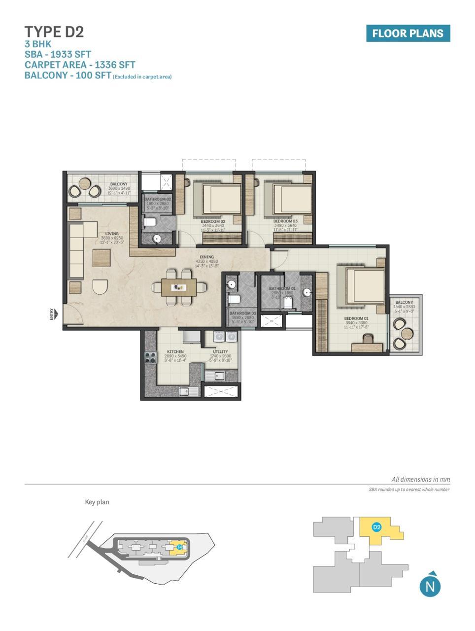 D2 floor plan